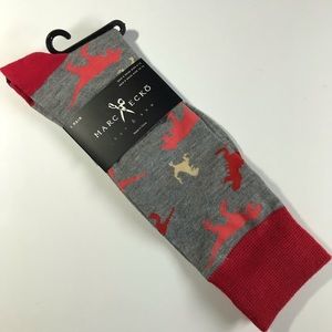 MARC ECKO dinosaur dress socks